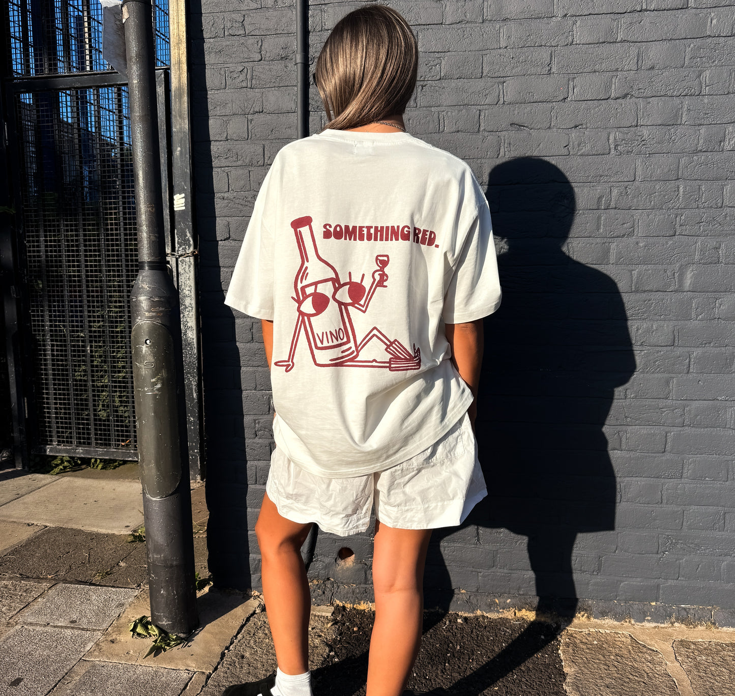 Something Red Cotton Unisex Tee