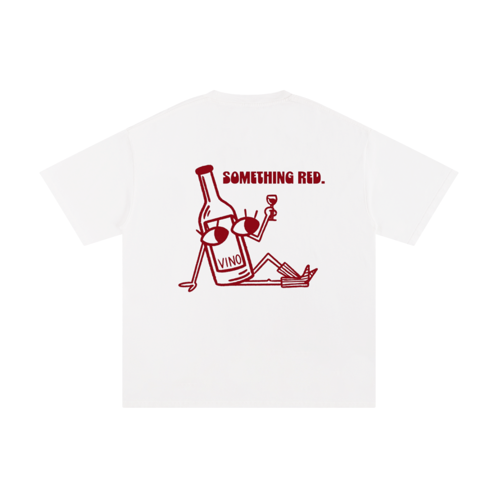 Something Red Cotton Unisex Tee